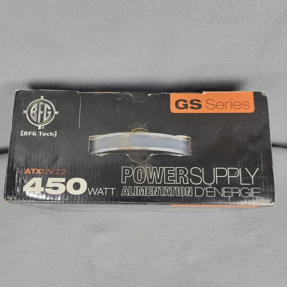 BFG Tech GS Series ATX12V 2.2‎ 450W Power Supply PSU BFGR450WGPSU PCIe SATA